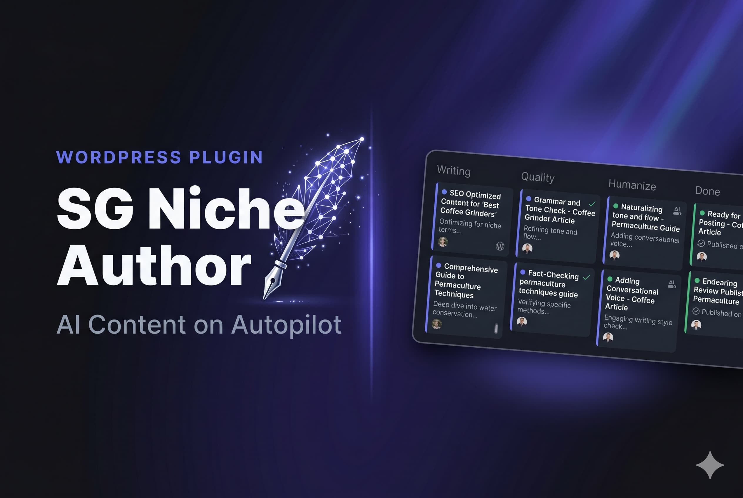 SG Niche Author for WordPress